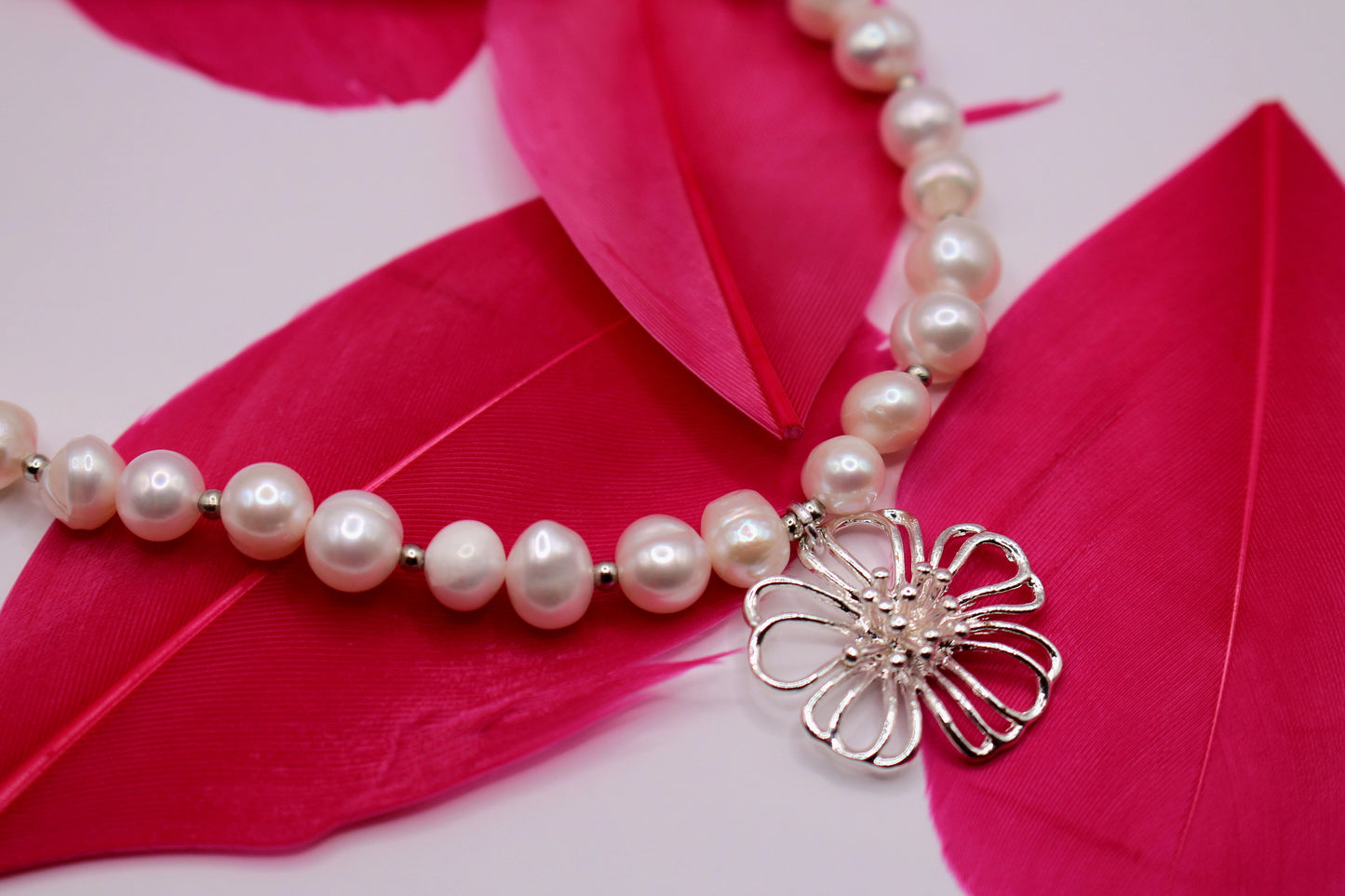 Collier Bouquet en Perles de Culture