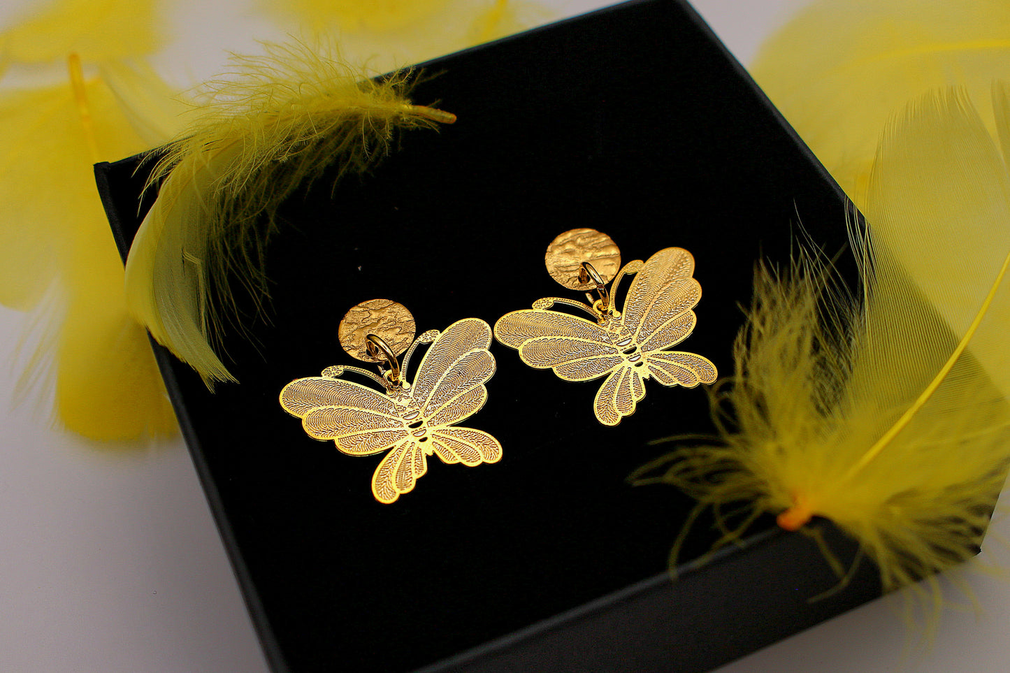 Boucles d'oreilles Papillon