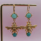 Boucles d'oreilles Maya en Amazonite