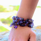 Bracelet triple Gemme en Améthyste