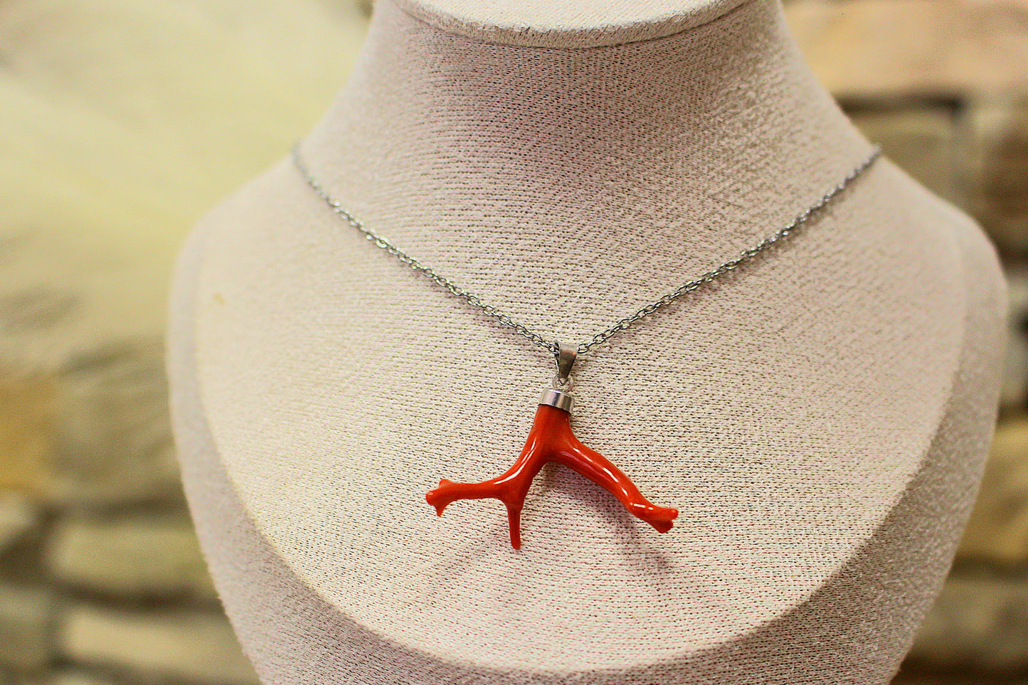 Collier Lavezzi en Corail