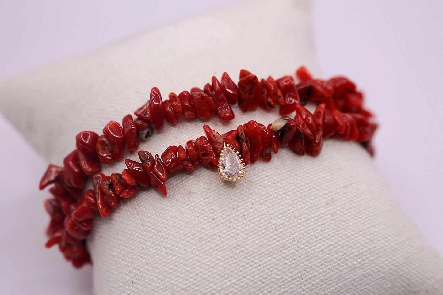 Bracelet Palombaggia en Corail