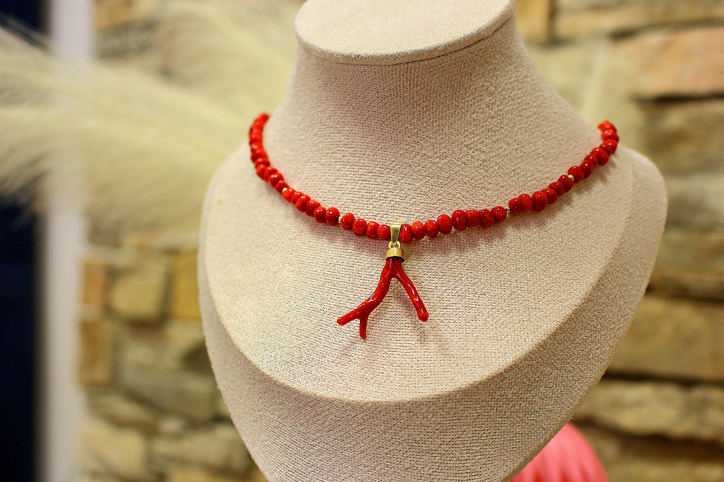 Collier Bonifacio en Corail