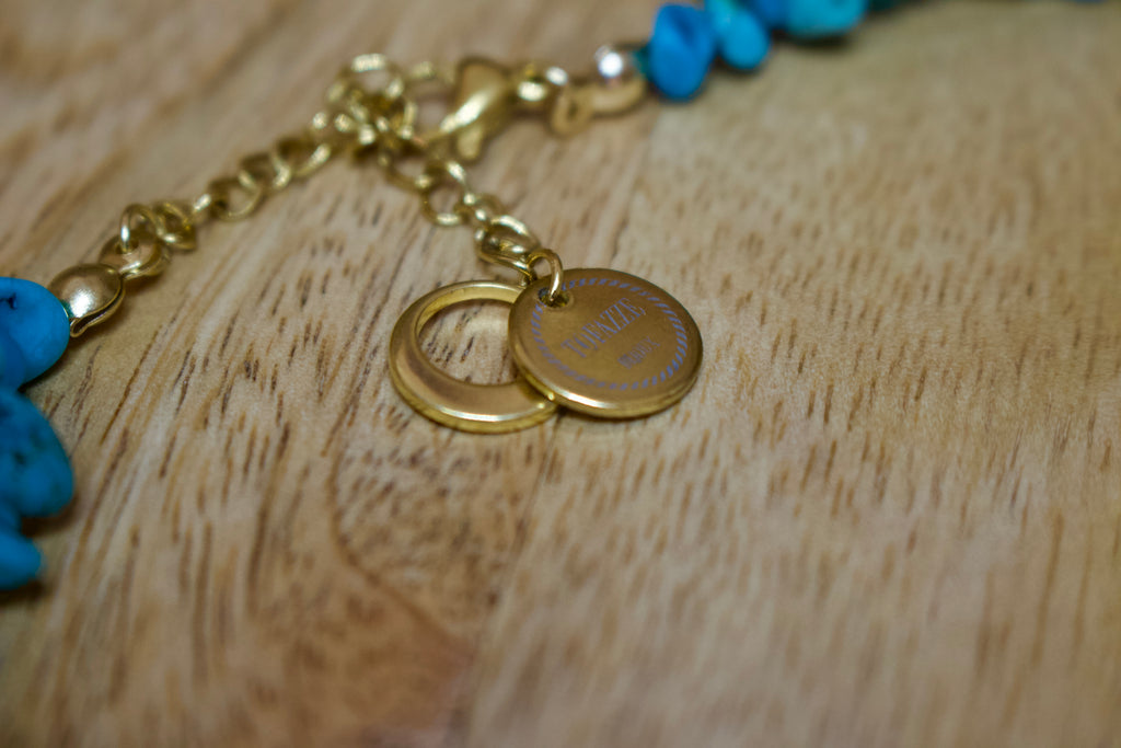 Collier « Diadème » Turquoise d’Arizona