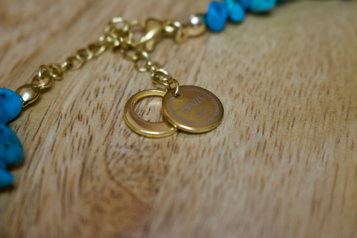 Collier « Diadème » Turquoise d’Arizona