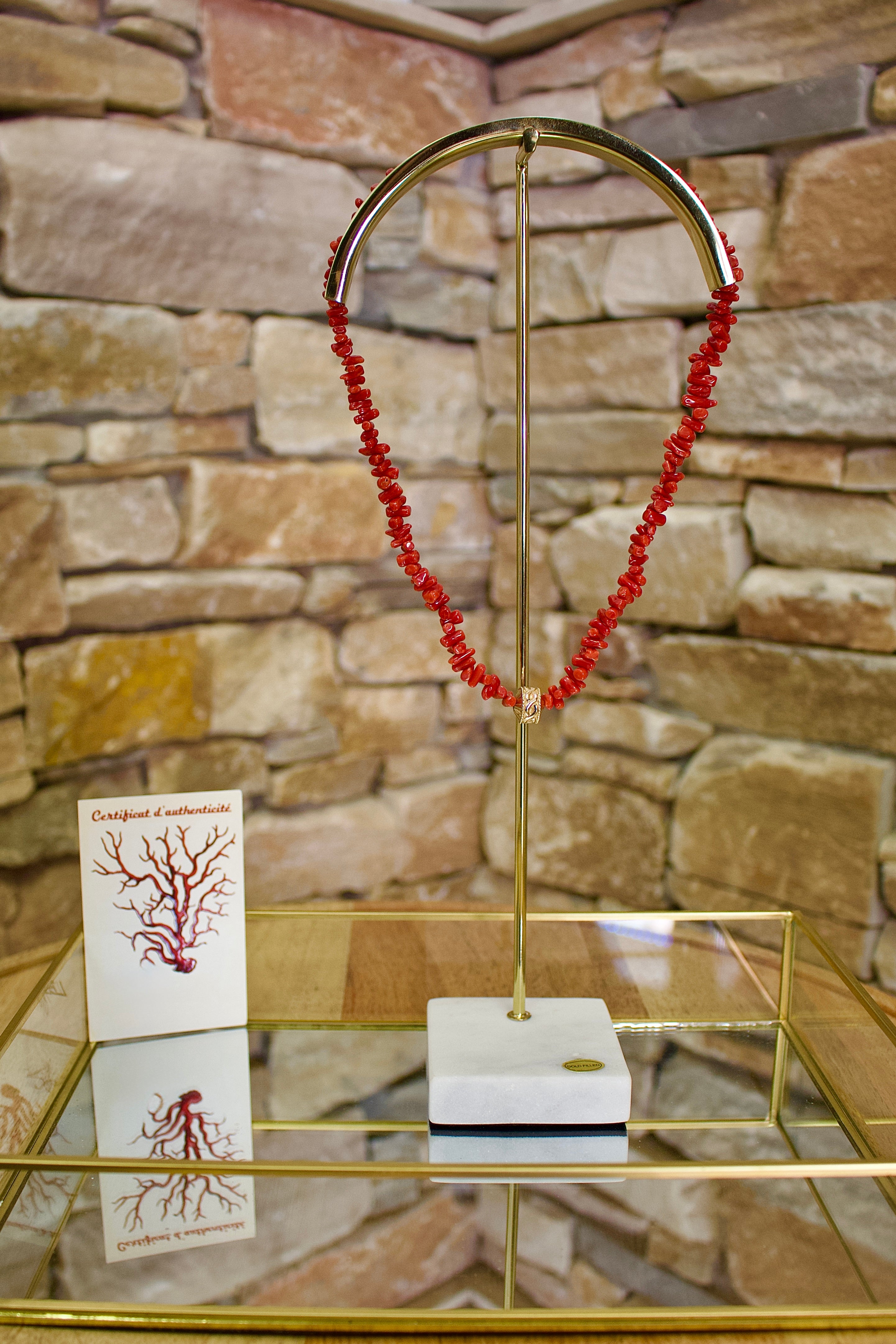 Collier « Bastia » Corail de Bonifacio