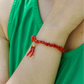 Bracelet « Bavella » Corail Corse et or laminé 14k