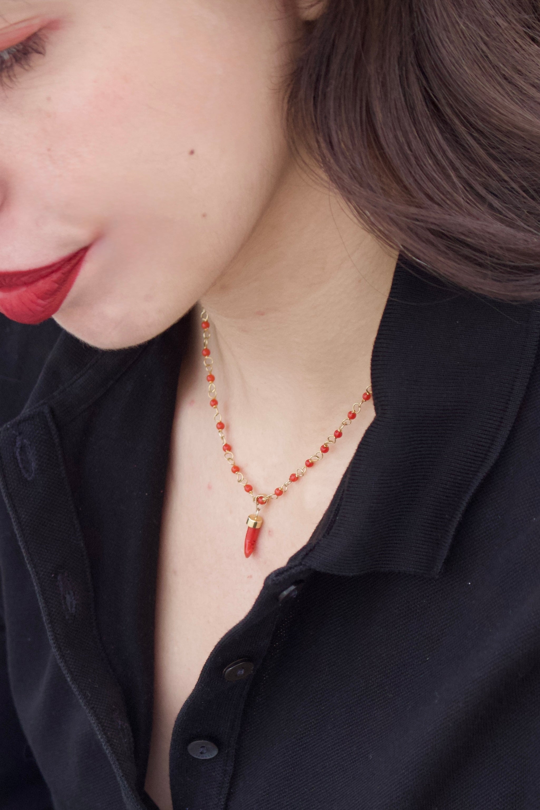 Collier « Héritage » Corail de Bonifacio