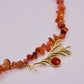 Collier Diadème en Cornaline