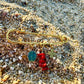 Broche porte-bonheur Corail Corse