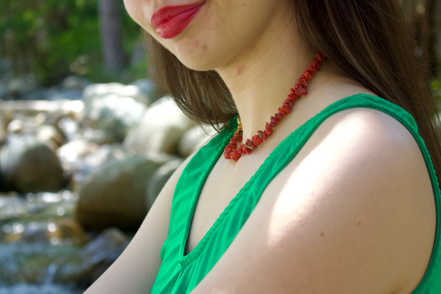 Collier « Balistra » en Corail de Bonifacio