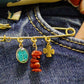 Broche porte-bonheur Corail Corse