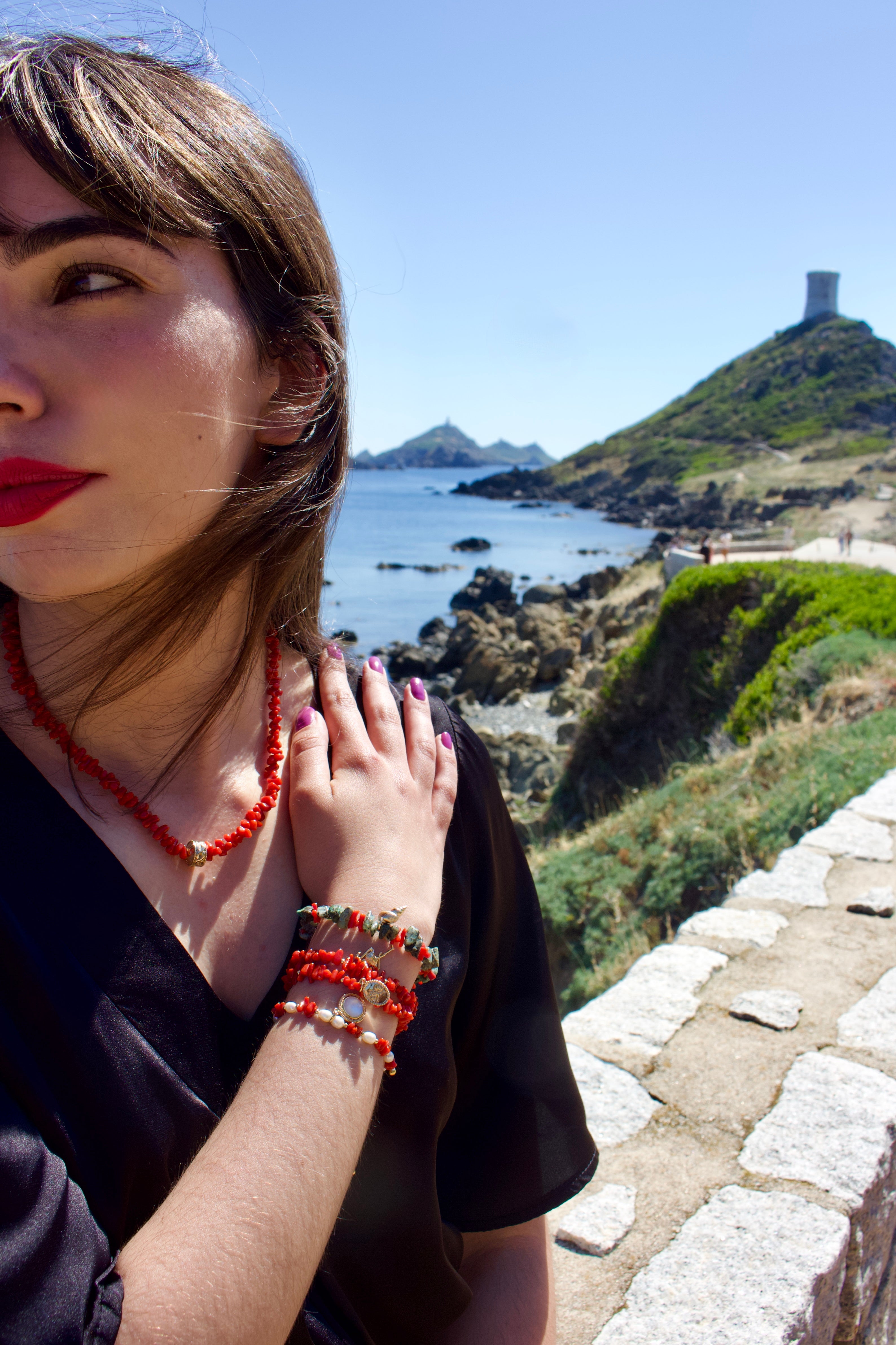 Bracelet « Alata » Corail de Bonifacio