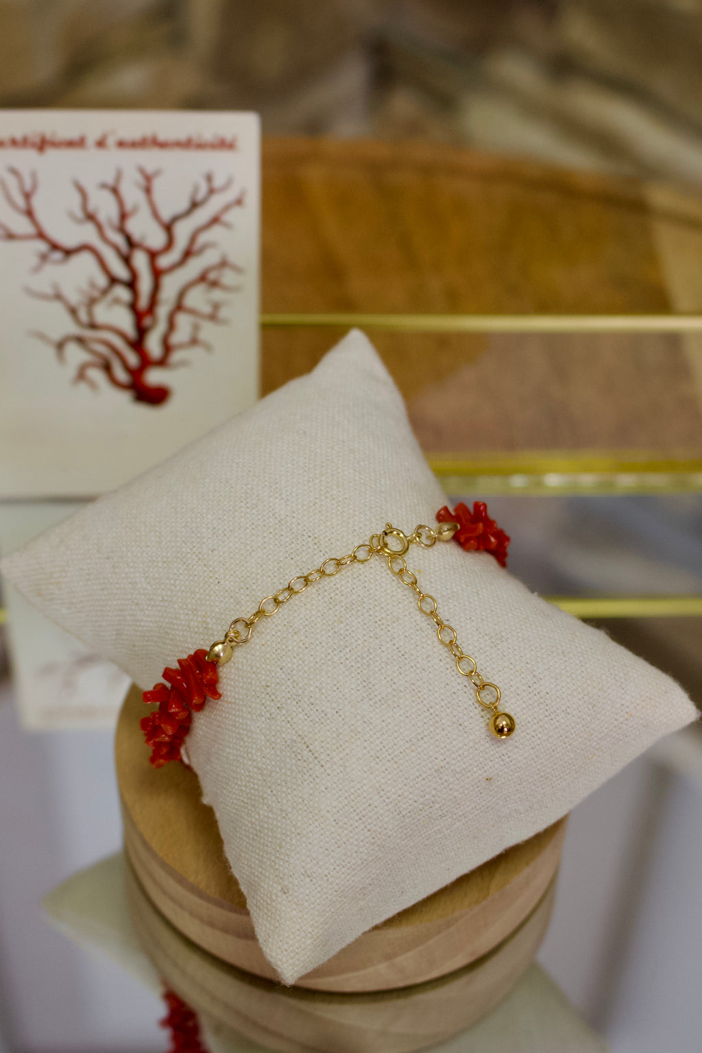 Bracelet « Alata » Corail de Bonifacio
