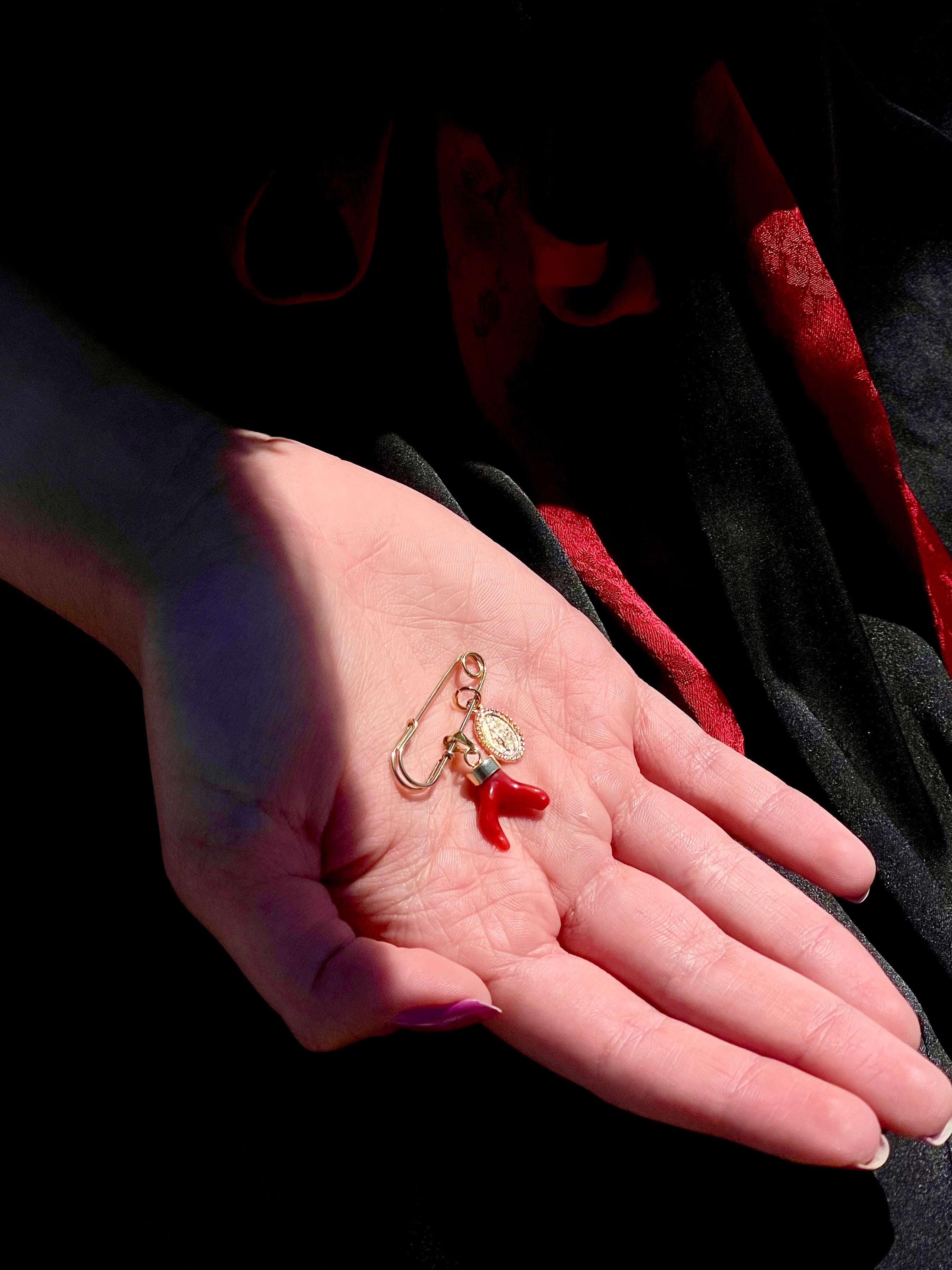 Broche « Casamaccioli » Corail de Bonifacio