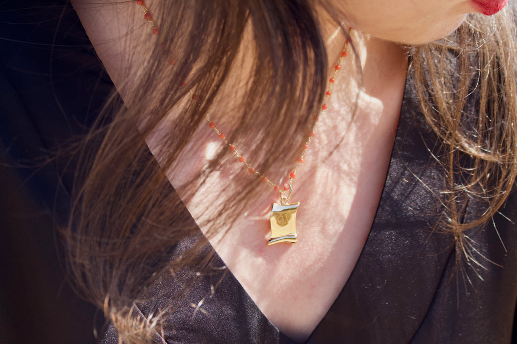 Collier « Corte » Corail de Bonifacio