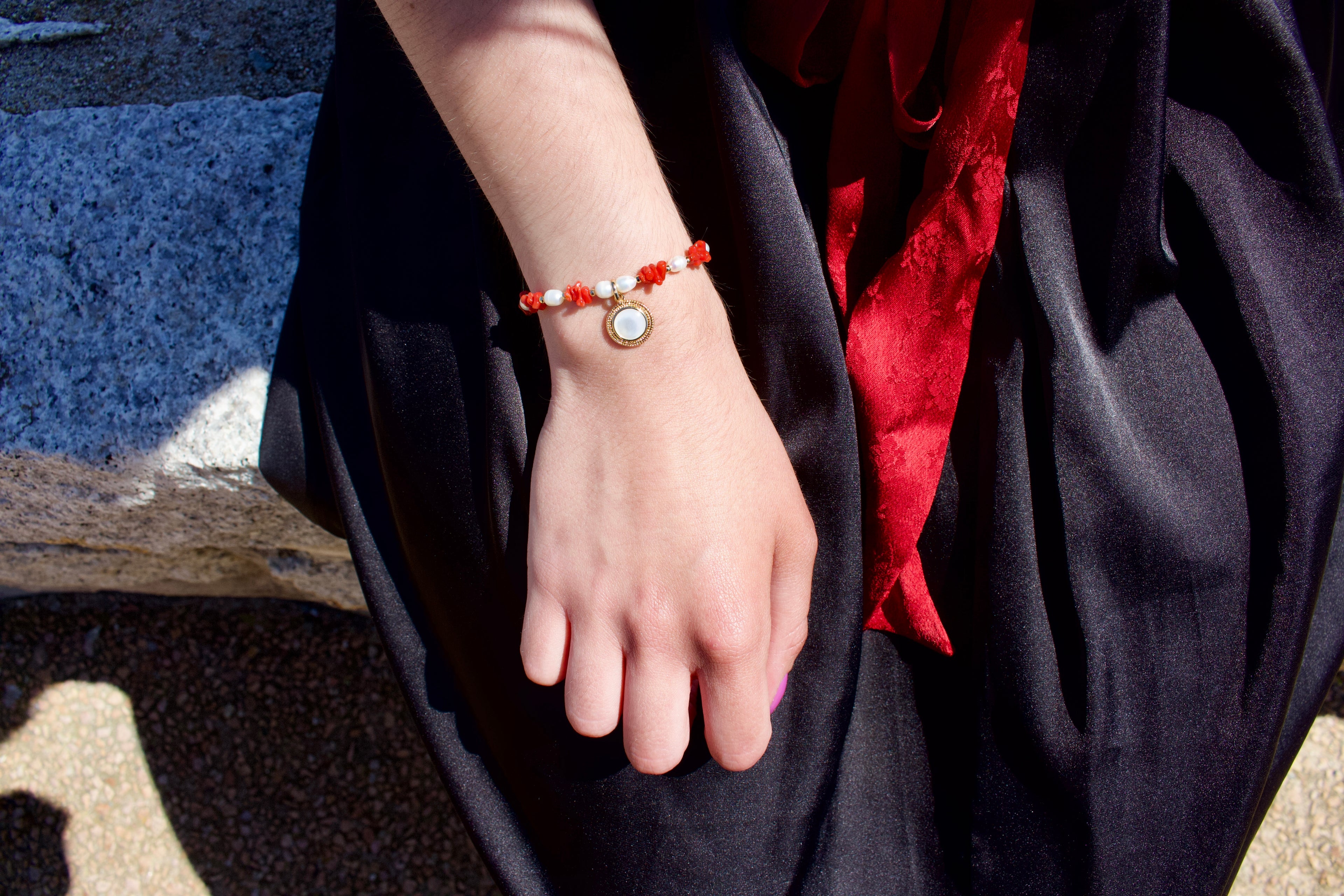 Bracelet « Solenzara » Corail de Bonifacio
