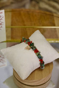 Bracelet « Porto-Vecchio » Corail de Bonifacio et Turquoise