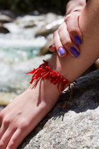 Bracelet « Maraviglia » en Corail or laminé 14k