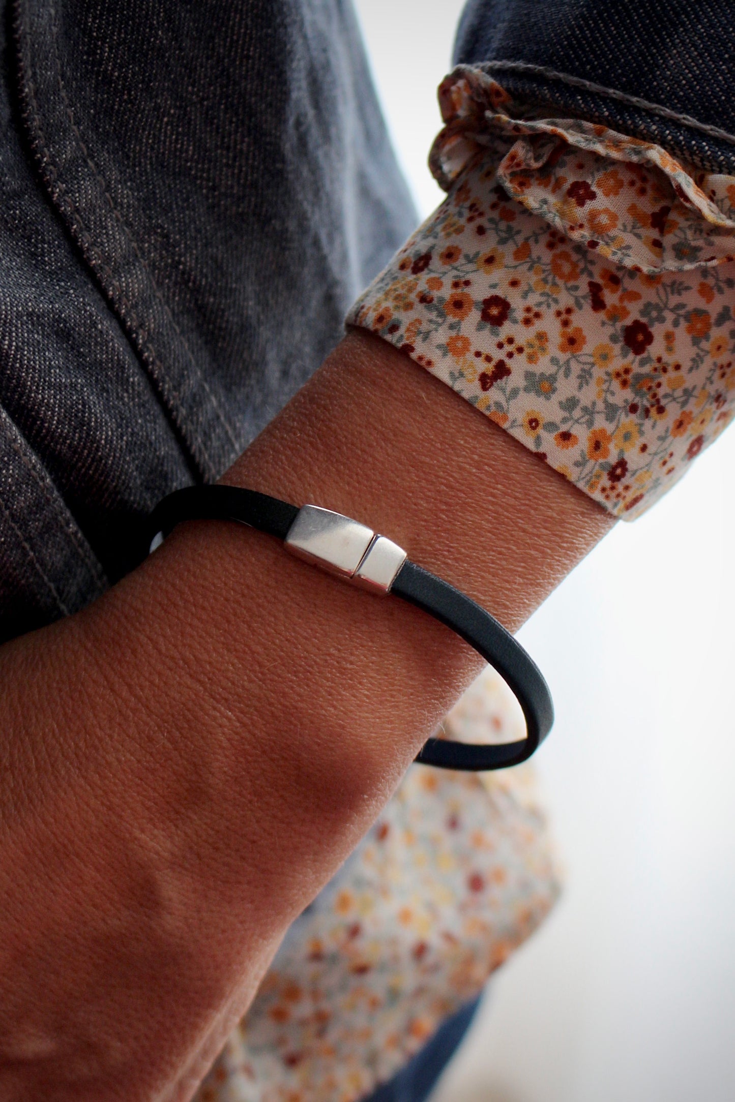 Bracelet Nuit en Cuir