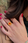 Bague « Macchja » en corail de Bonifacio