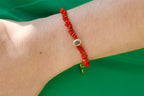 Bracelet "Palma" en Corail Corse de Bonifacio