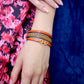 Bracelet Croco en Cuir