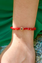 Bracelet "Palma" en Corail Corse de Bonifacio