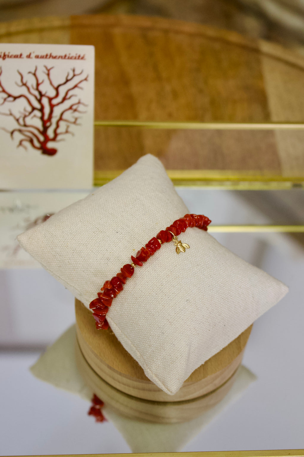 Bracelet « Ajaccio » Corail de Bonifacio