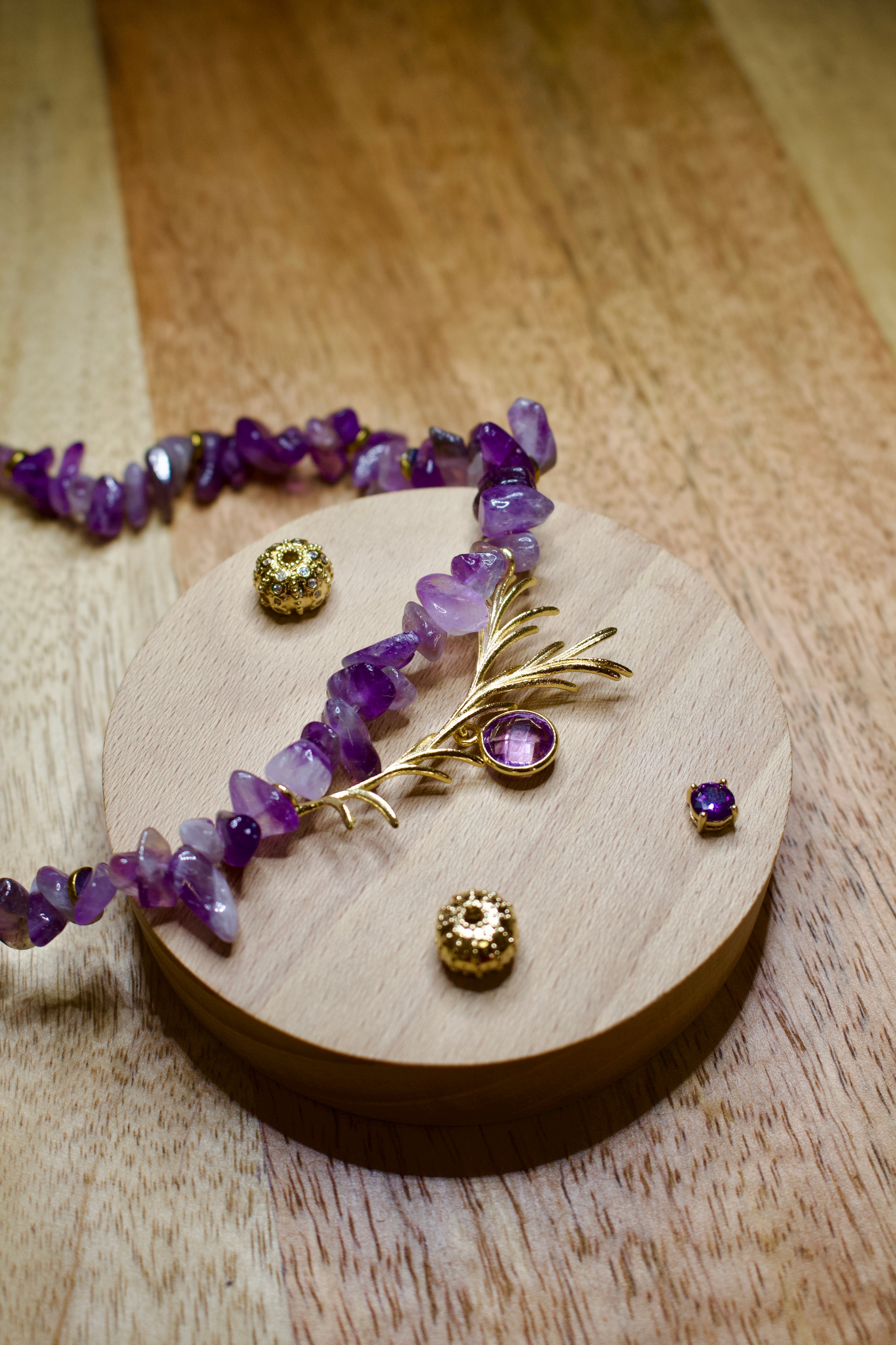 Collier « Diadème » en Amethyste