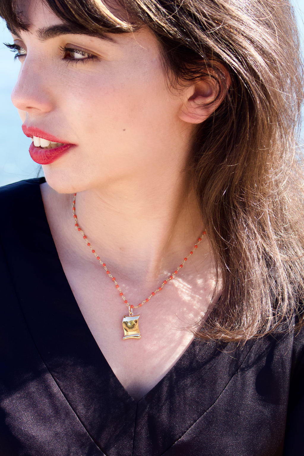 Collier « Corte » Corail de Bonifacio