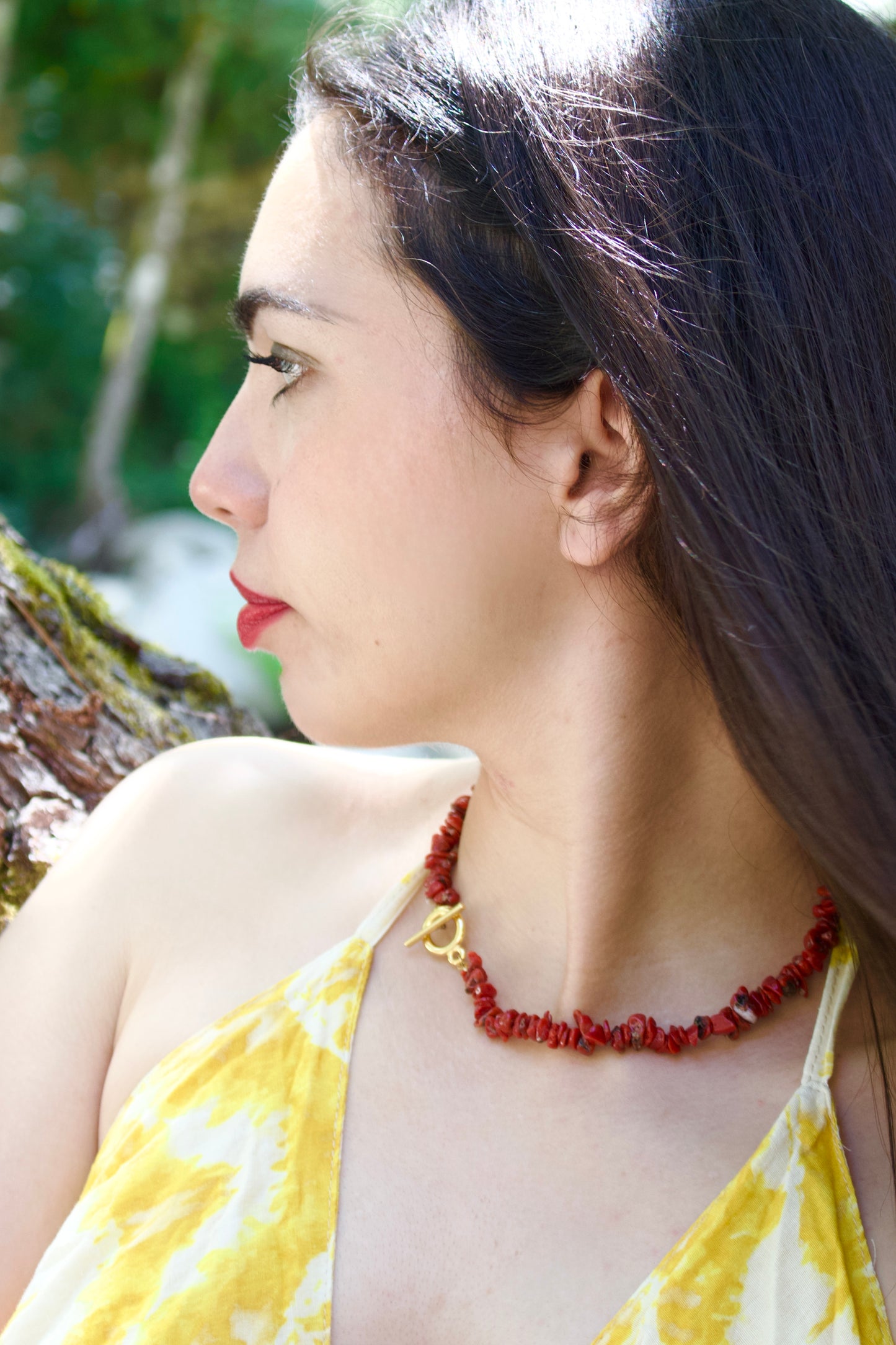 Collier « Balistra » en Corail de Bonifacio