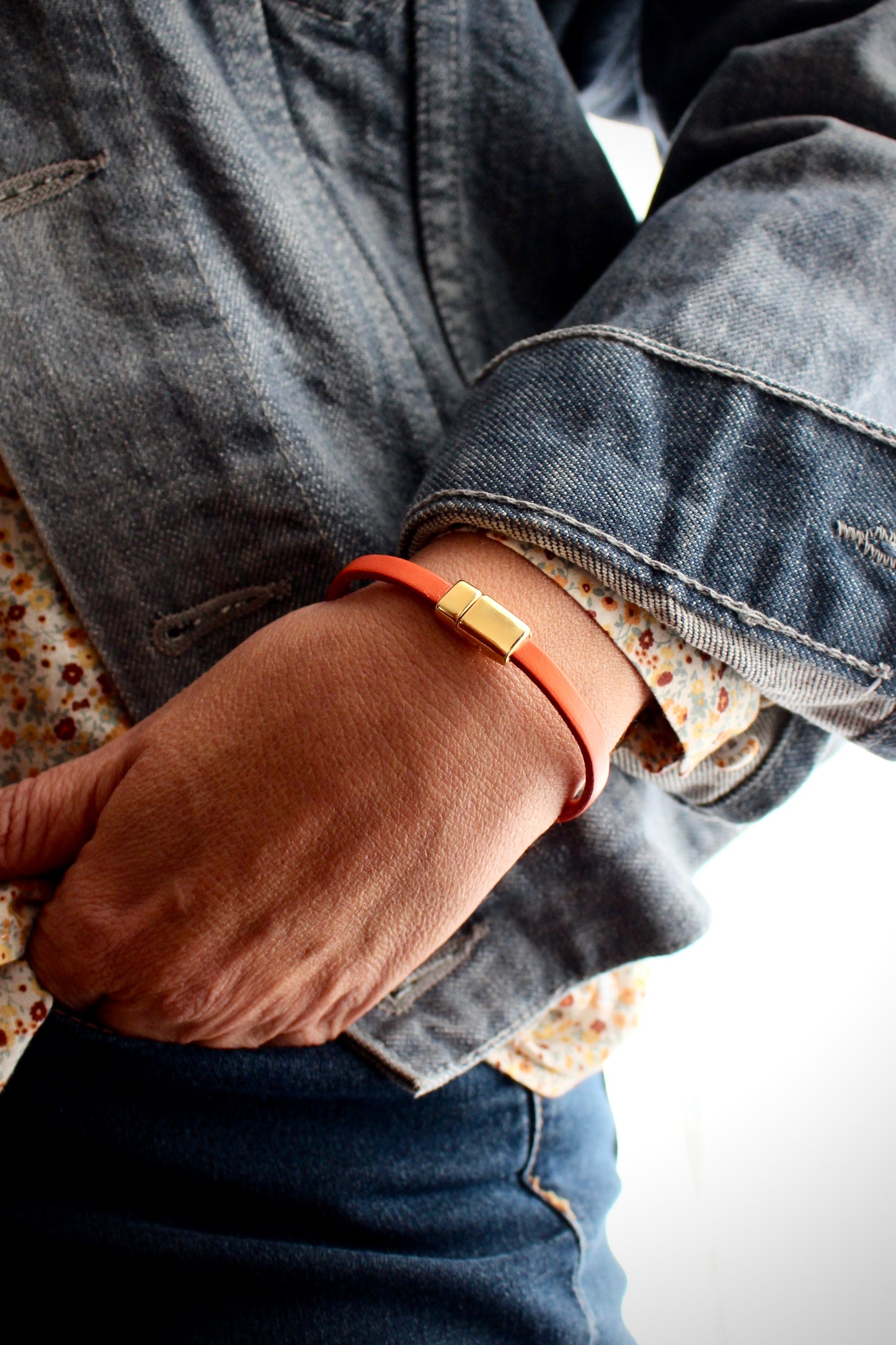 Bracelet Oriole en Cuir