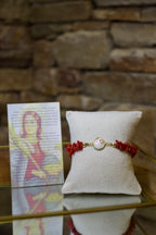 Bracelet « Santa-Lucia » Œil de Saint-Lucie et Corail de Bonifacio
