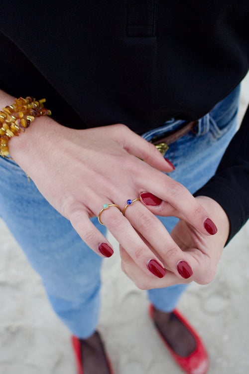 Bague « Essence » pierres fines et précieuses
