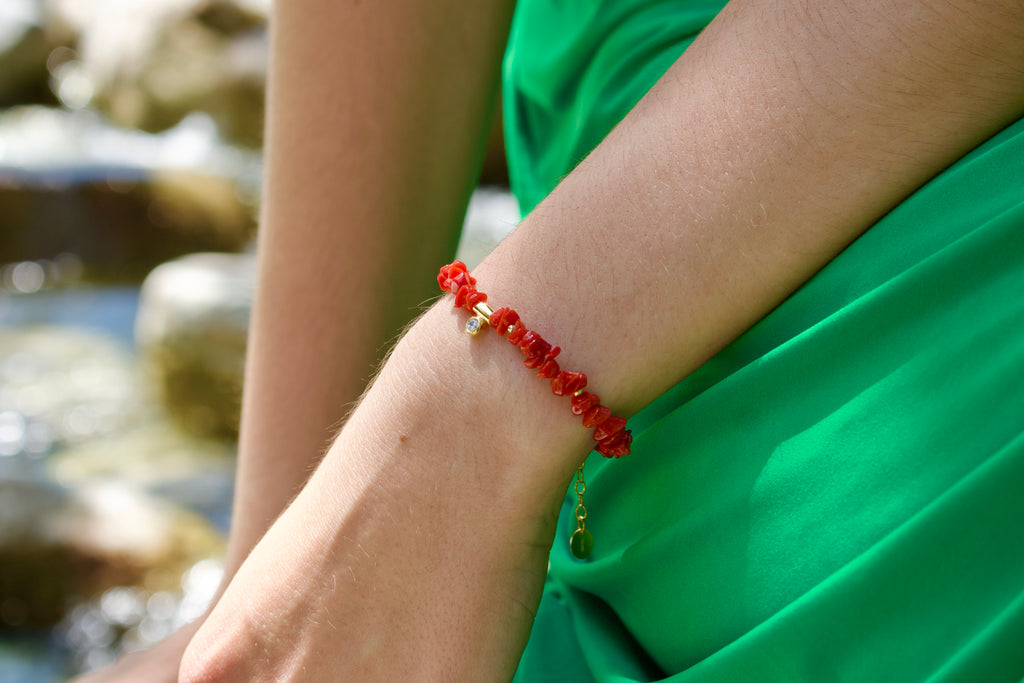 Bracelet "L'arinella" Corail Corse de Bonifacio