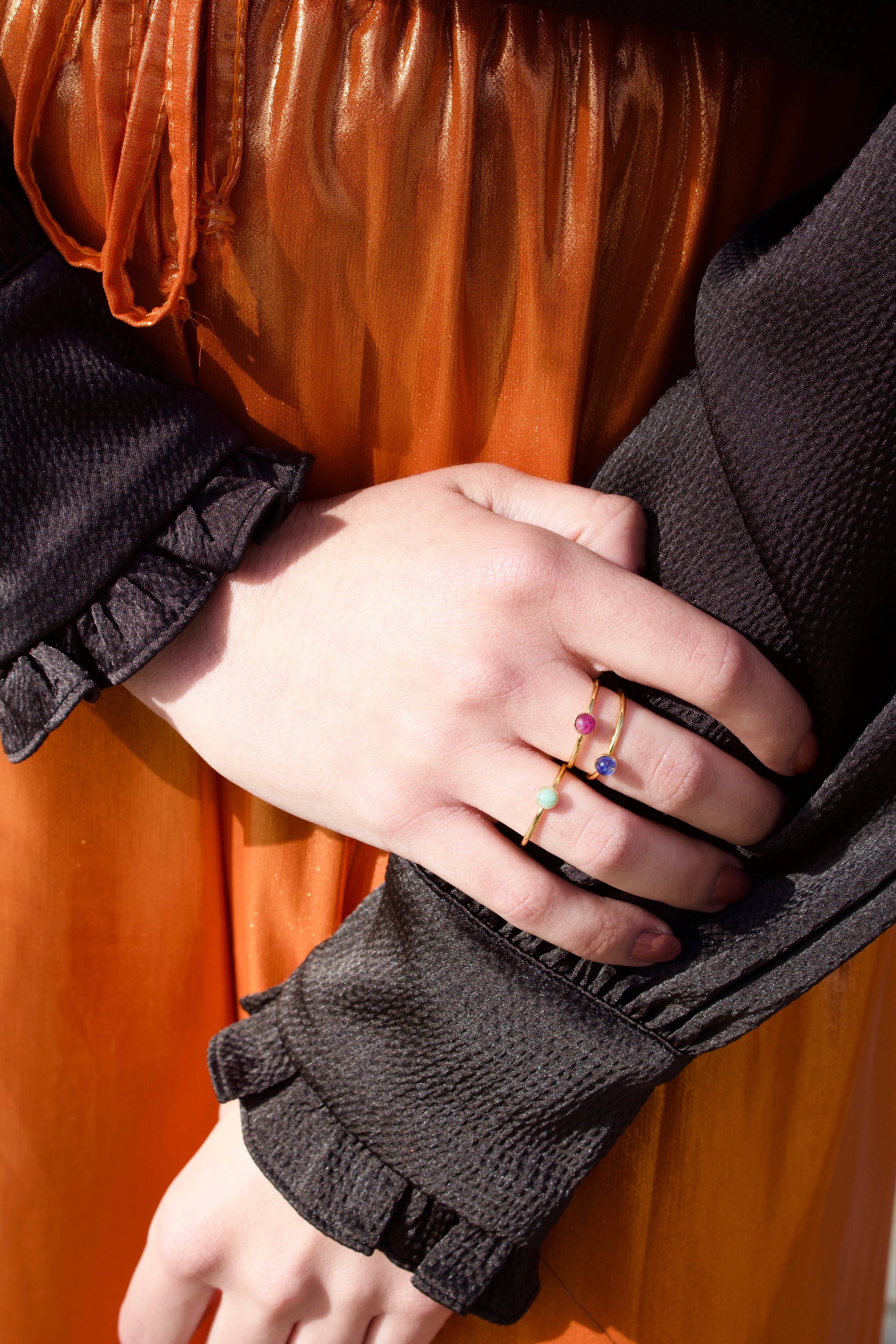 Bague « Essence » pierres fines et précieuses