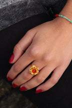Bague « Macchja » en corail de Bonifacio