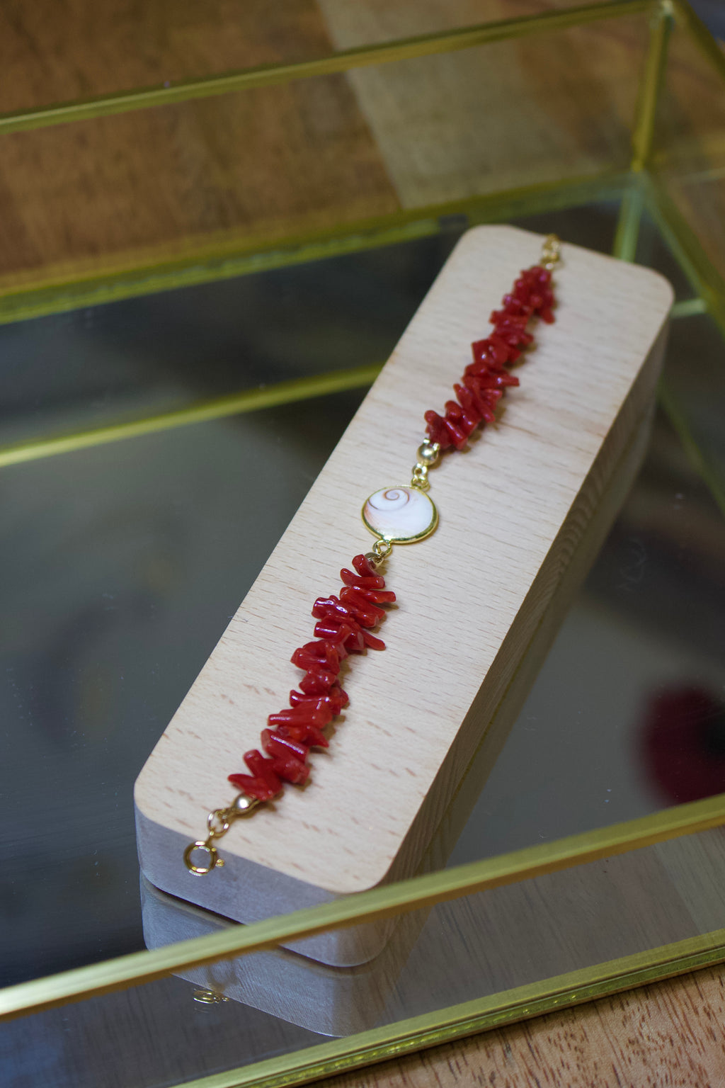 Bracelet « Santa-Lucia » Œil de Saint-Lucie et Corail de Bonifacio