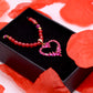 Collier « Chérie » Rhodonite et Rubis
