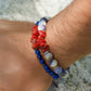 Bracelet « Urbain » Homme en Corail Corse