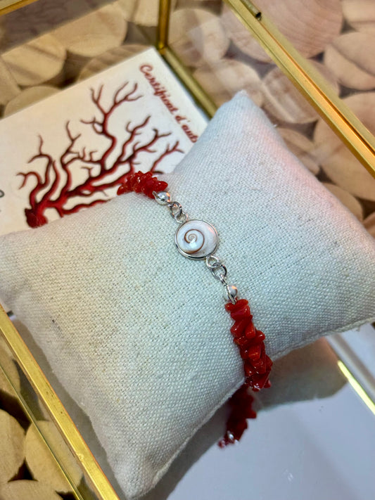 Bracelet « St-Lucie » Corail Corse