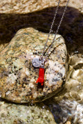 Collier « Scudu » en Corail Corse