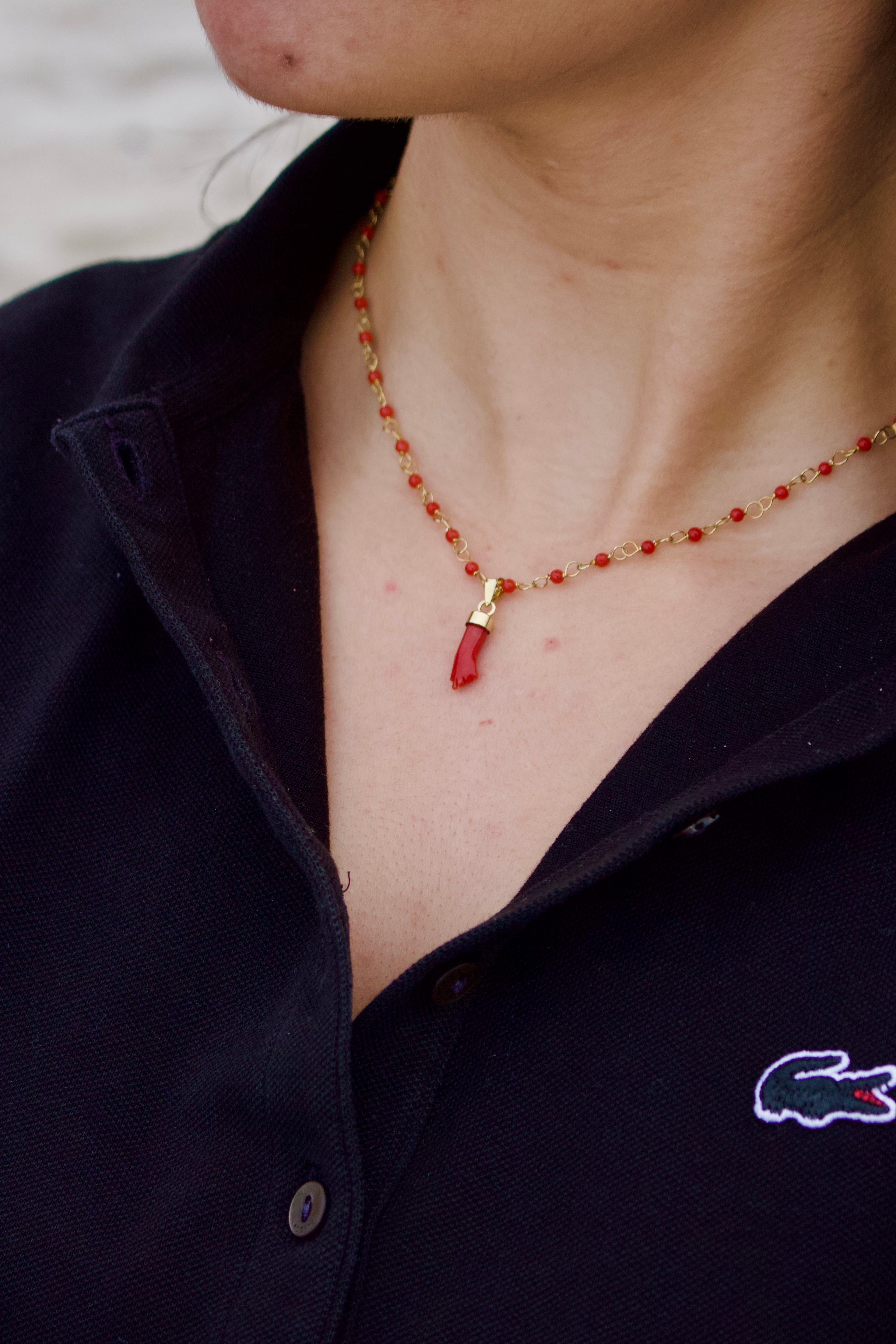 Collier « Héritage » Corail de Bonifacio