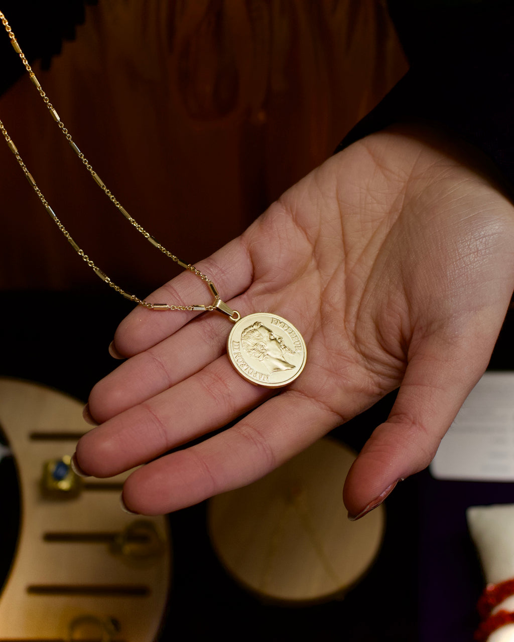 Collier « Napoléon » Plaqué or