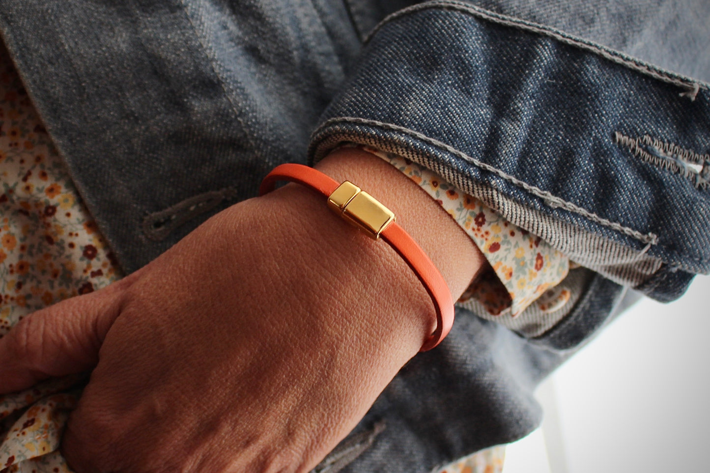 Bracelet Oriole en Cuir