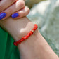 Bracelet "Stagnolu" en Corail Corse de Bonifacio