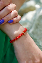 Bracelet "Stagnolu" en Corail Corse de Bonifacio