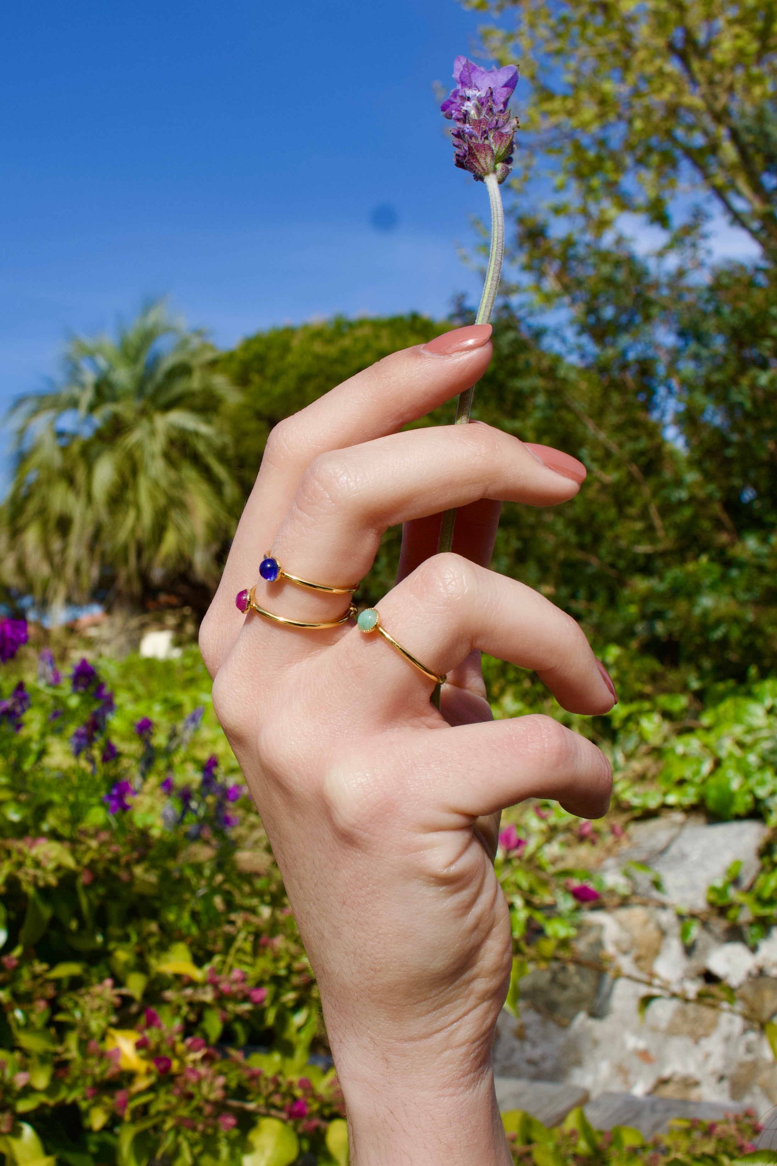 Bague « Essence » pierres fines et précieuses