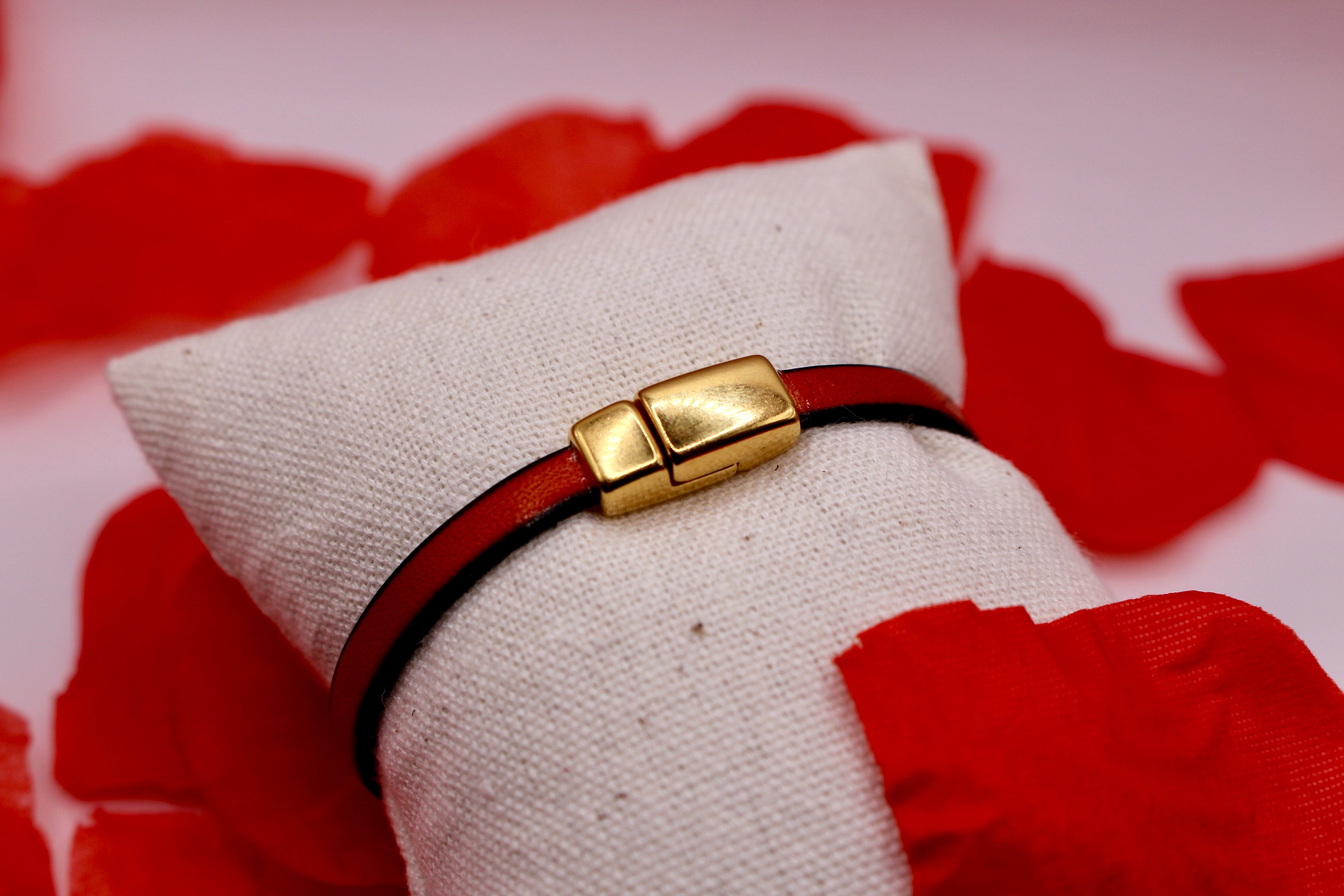 Bracelet « Couture » Cuir